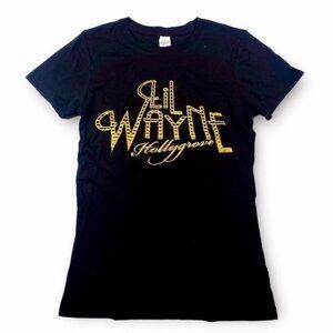 NWOT Lil Wayne Hollygrove Tee Shirt Black, Size Small